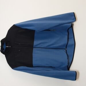 Wrangler expedition men's jackets fleece nylon mixed zip up 2XL outdoor Hiking